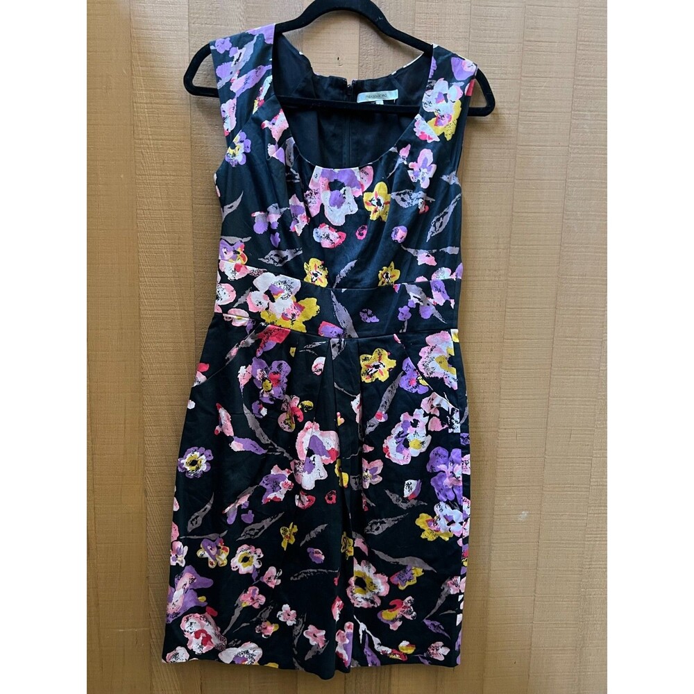 Max and Cleo Women Black pink blue floral womens Casual Dress maxandcleo 6 1518